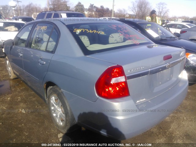 1G1ZS58F47F315617 - 2007 CHEVROLET MALIBU LS GRAY photo 3