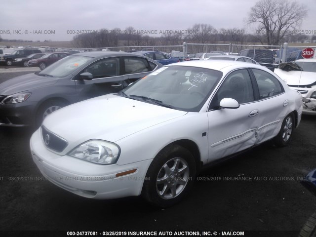 1MEFM55S22G623702 - 2002 MERCURY SABLE LS PREMIUM WHITE photo 2