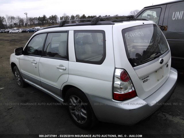 JF1SG67637H730102 - 2007 SUBARU FORESTER 2.5X LL BEAN WHITE photo 3