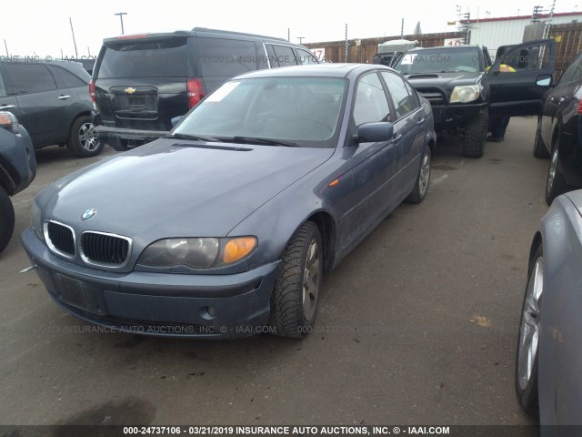 WBAEU33453PM56949 - 2003 BMW 325 XI BLUE photo 2