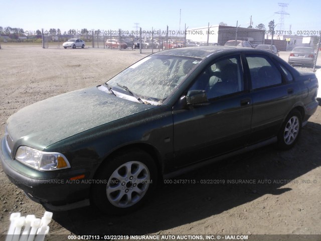 YV1VS2551YF521246 - 2000 VOLVO S40 GREEN photo 2