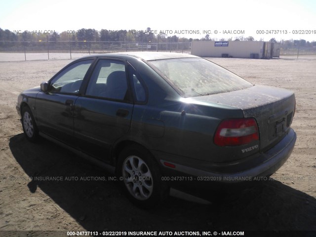 YV1VS2551YF521246 - 2000 VOLVO S40 GREEN photo 3