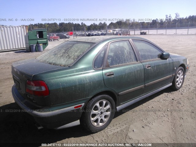 YV1VS2551YF521246 - 2000 VOLVO S40 GREEN photo 4