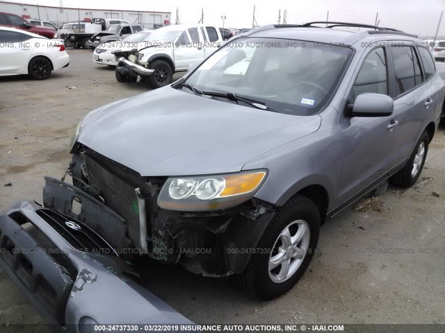 5NMSG13D37H069087 - 2007 HYUNDAI SANTA FE GLS GRAY photo 2