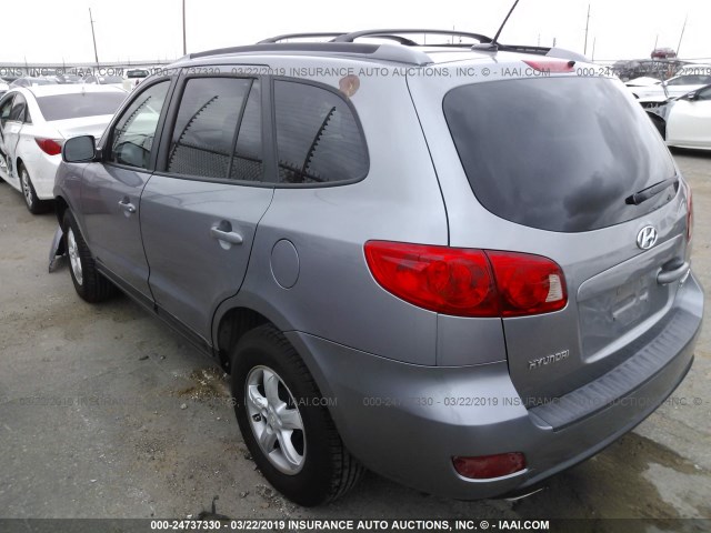 5NMSG13D37H069087 - 2007 HYUNDAI SANTA FE GLS GRAY photo 3