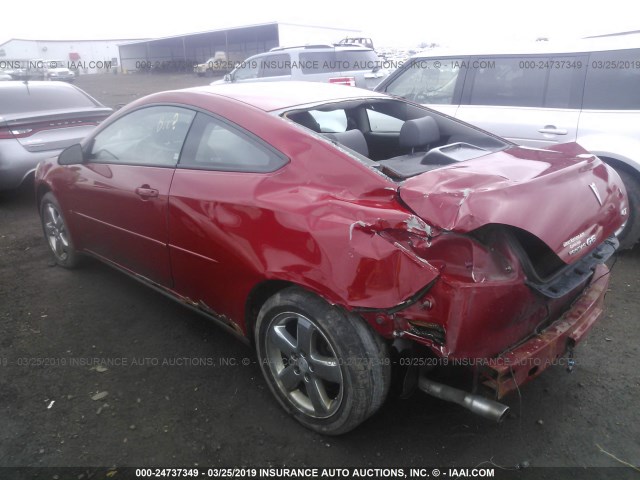 1G2ZH158064142231 - 2006 PONTIAC G6 GT RED photo 3