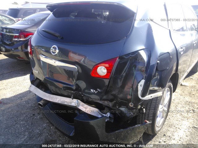 JN8AS5MT9DW519152 - 2013 NISSAN ROGUE S/SV BLUE photo 6