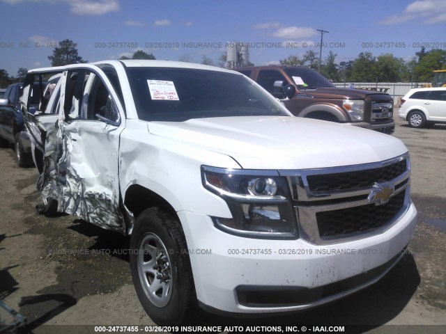 1GNSKFEC9JR314484 - 2018 CHEVROLET TAHOE SPECIAL WHITE photo 1