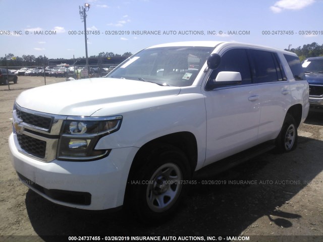 1GNSKFEC9JR314484 - 2018 CHEVROLET TAHOE SPECIAL WHITE photo 2