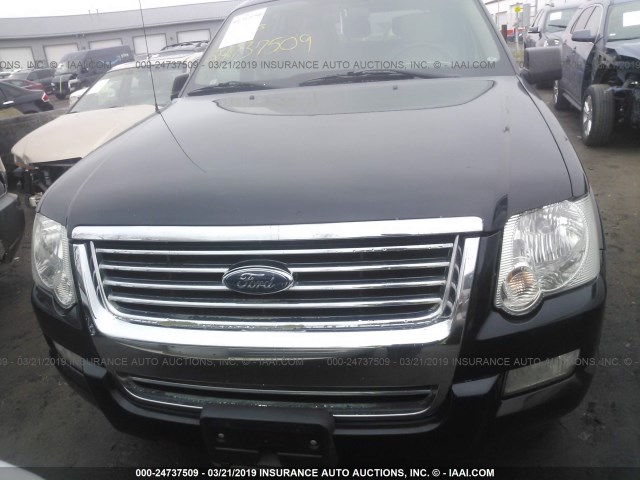 1FMEU73E18UA62548 - 2008 FORD EXPLORER XLT BLACK photo 6