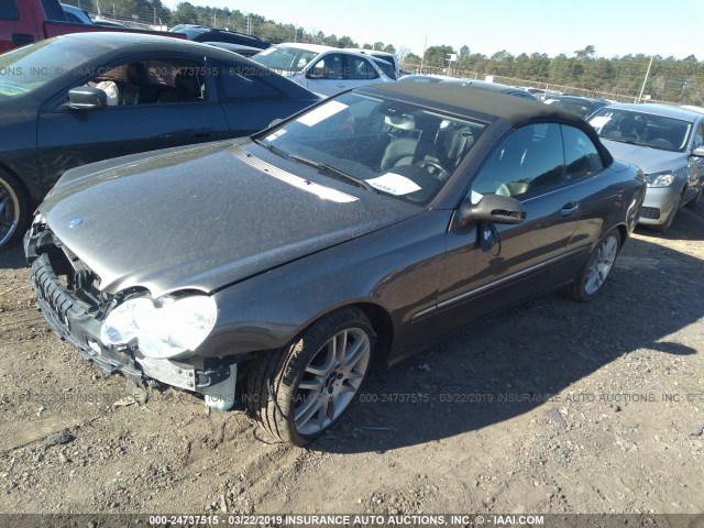 WDBTK56F39F262099 - 2009 MERCEDES-BENZ CLK 350 GRAY photo 2