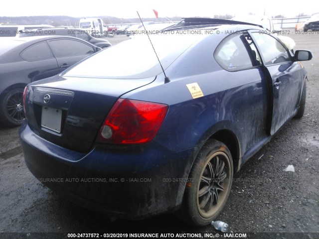 JTKDE177150060896 - 2005 TOYOTA SCION TC ლურჯი ფოტო 4