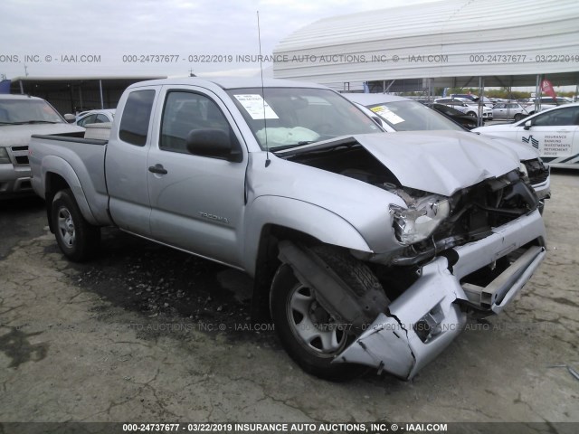 5TFUX4EN9CX010448 - 2012 TOYOTA TACOMA ACCESS CAB ვერცხლისფერი ფოტო 1