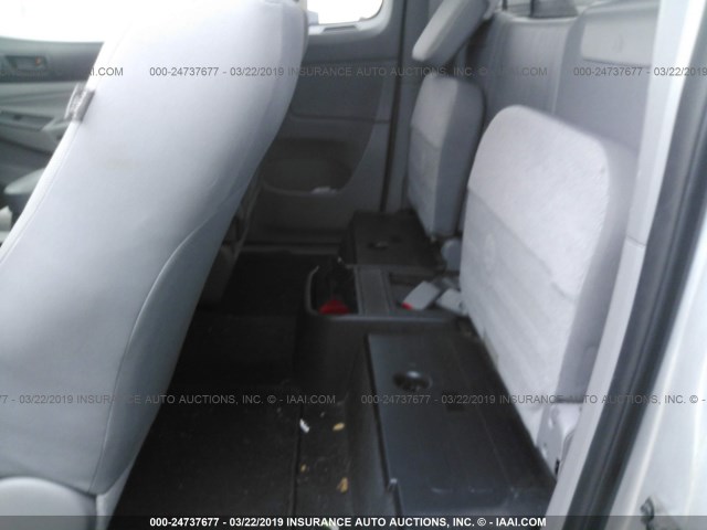 5TFUX4EN9CX010448 - 2012 TOYOTA TACOMA ACCESS CAB ვერცხლისფერი ფოტო 8