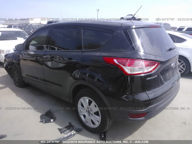 1FMCU0F72EUA77230 - 2014 FORD ESCAPE S BLACK photo 3