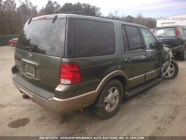 1FMFU18L33LA74000 - 2003 FORD EXPEDITION EDDIE BAUER GREEN photo 4