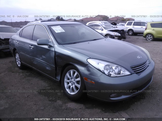 JTHBA30G145003548 - 2004 LEXUS ES 330 TURQUOISE photo 1