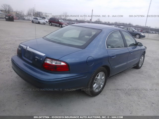 1MEFM55S14A603673 - 2004 MERCURY SABLE LS PREMIUM BLUE photo 4