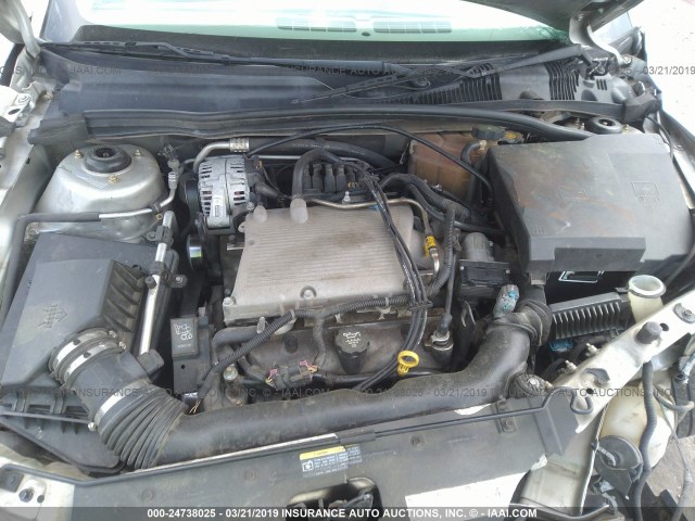 1G1ZT52825F117090 - 2005 CHEVROLET MALIBU LS SILVER photo 10