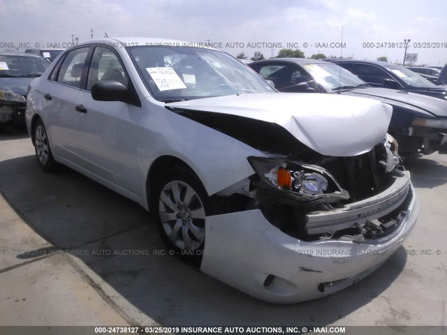 JF1GE61638H521724 - 2008 SUBARU IMPREZA 2.5I WHITE photo 1