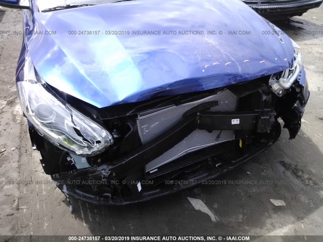 3KPF24AD4KE049970 - 2019 KIA FORTE FE/LX/LXS BLUE photo 6