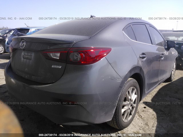 3MZBM1W76GM264240 - 2016 MAZDA 3 TOURING GRAY photo 4