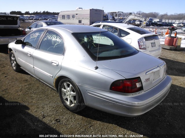 1MEHM55S51A607388 - 2001 MERCURY SABLE LS PREMIUM SILVER photo 3