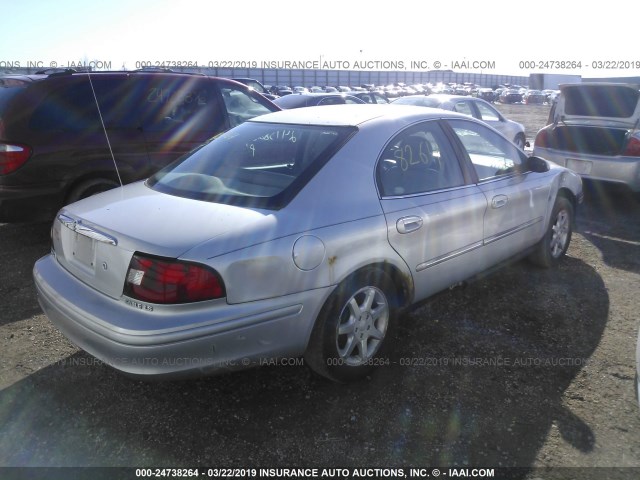 1MEHM55S51A607388 - 2001 MERCURY SABLE LS PREMIUM SILVER photo 4