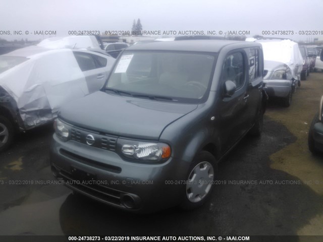 JN8AZ2KR1BT213272 - 2011 NISSAN CUBE S/SL/KROM GRAY photo 2