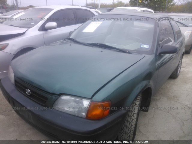 JT2AC52L2T0135445 - 1996 TOYOTA TERCEL STD/DX GREEN photo 2