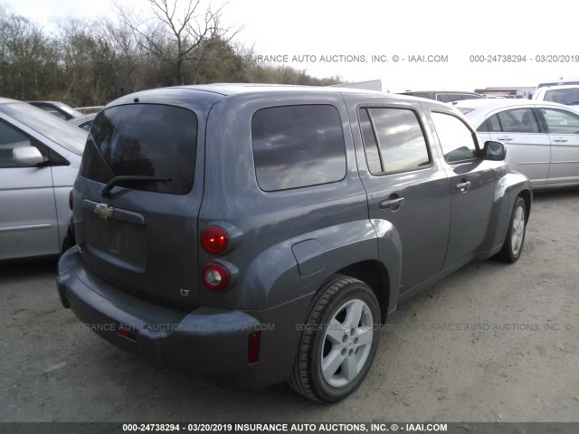 3GNCA23B09S538584 - 2009 CHEVROLET HHR LT GRAY photo 4