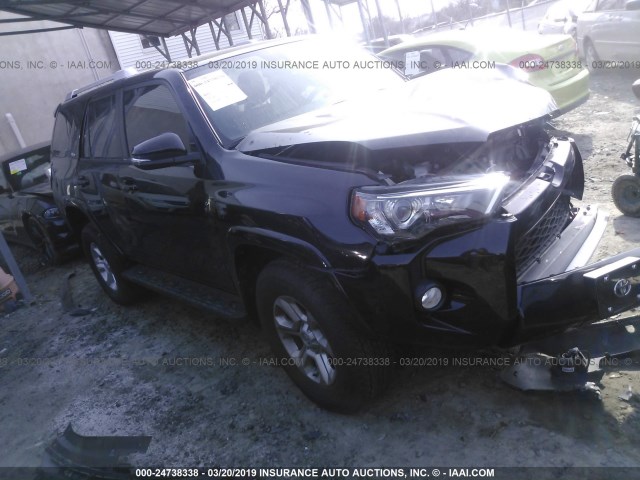 JTEBU5JR1G5286893 - 2016 TOYOTA 4RUNNER SR5 PREM/LTDL/TRAIL/TRD BLACK photo 1