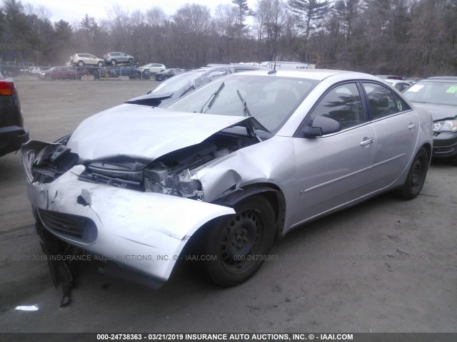 1G2ZF57B584195838 - 2008 PONTIAC G6 VALUE LEADER/BASE SILVER photo 2