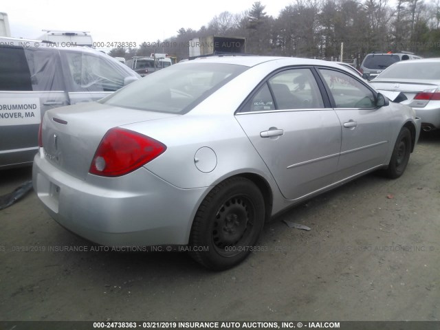 1G2ZF57B584195838 - 2008 PONTIAC G6 VALUE LEADER/BASE SILVER photo 4