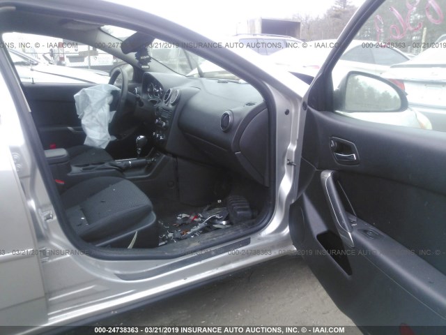 1G2ZF57B584195838 - 2008 PONTIAC G6 VALUE LEADER/BASE SILVER photo 5