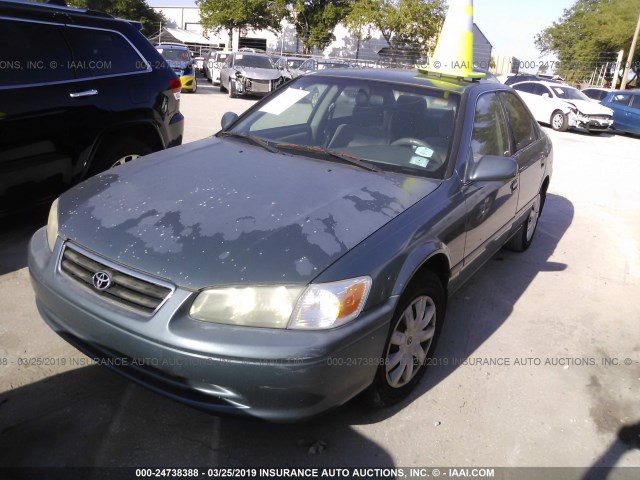 4T1BG22K41U780962 - 2001 TOYOTA CAMRY CE/LE/XLE 蓝色 照片 2