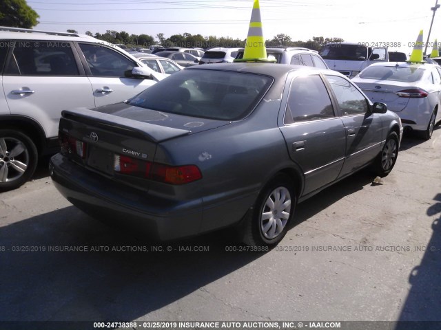 4T1BG22K41U780962 - 2001 TOYOTA CAMRY CE/LE/XLE 蓝色 照片 4