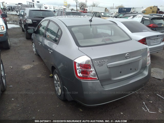 3N1AB61E09L631118 - 2009 NISSAN SENTRA 2.0/2.0S/2.0SL SILVER photo 3