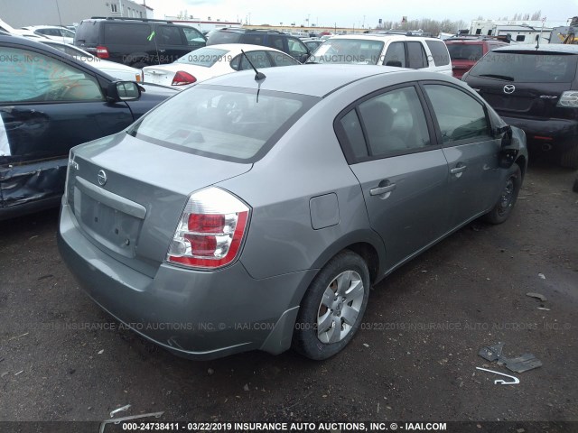 3N1AB61E09L631118 - 2009 NISSAN SENTRA 2.0/2.0S/2.0SL SILVER photo 4