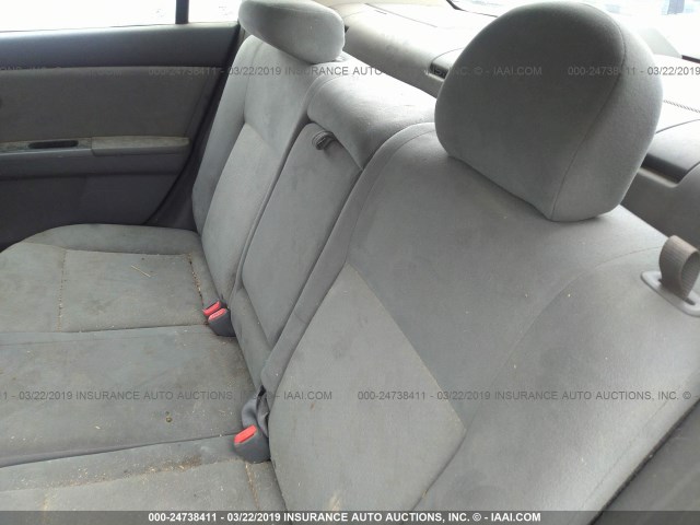 3N1AB61E09L631118 - 2009 NISSAN SENTRA 2.0/2.0S/2.0SL SILVER photo 8