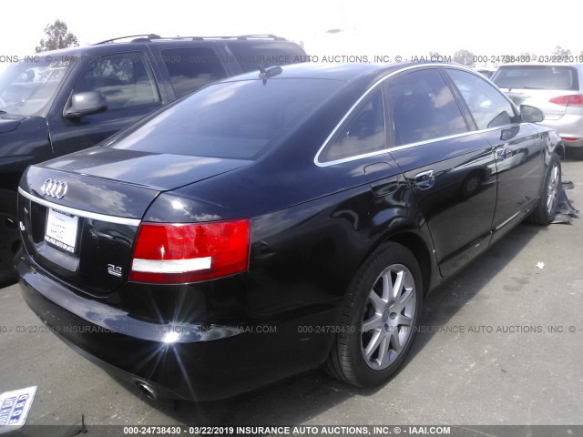 WAUDG74F35N067509 - 2005 AUDI A6 3.2 QUATTRO BLACK photo 4