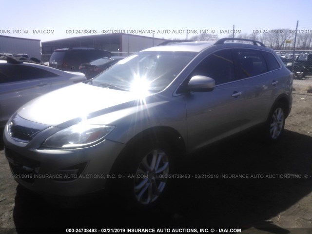 JM3TB2DA0C0356448 - 2012 MAZDA CX-9 SILVER photo 2