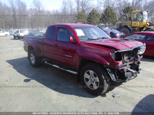 5TFUU4EN7BX012724 - 2011 TOYOTA TACOMA ACCESS CAB წითელი ფოტო 1
