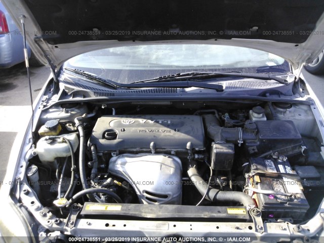 JTKDE167560101985 - 2006 TOYOTA SCION TC ვერცხლისფერი ფოტო 10