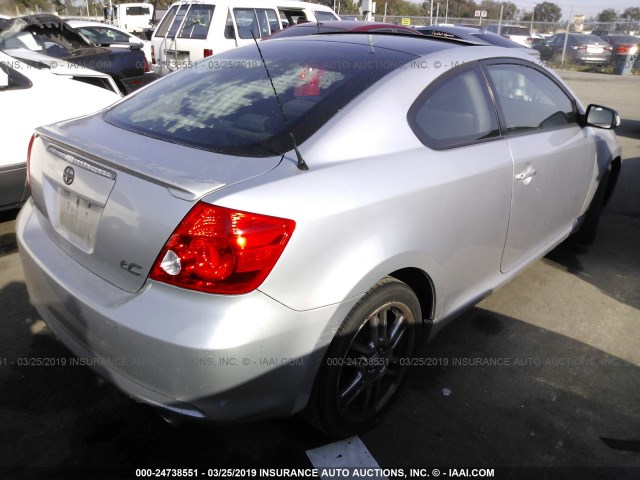JTKDE167560101985 - 2006 TOYOTA SCION TC ვერცხლისფერი ფოტო 4