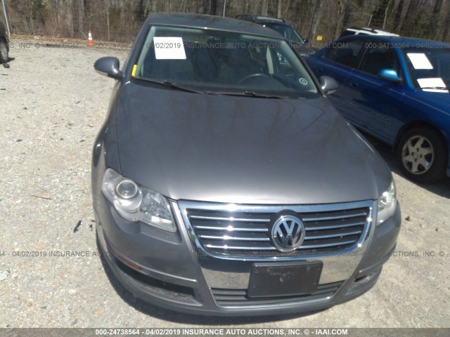 WVWAK73C67P058211 - 2007 VOLKSWAGEN PASSAT 2.0T/WOLFSBURG GRAY photo 6