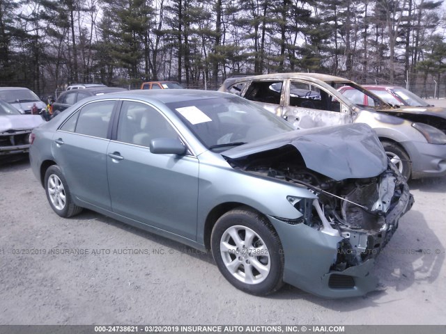 4T1BF3EK7BU731468 - 2011 TOYOTA CAMRY SE/LE/XLE GREEN photo 1