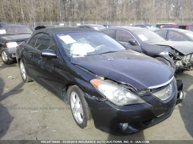 4T1FA38P66U096708 - 2006 TOYOTA CAMRY SOLARA SE/SLE BLACK photo 1