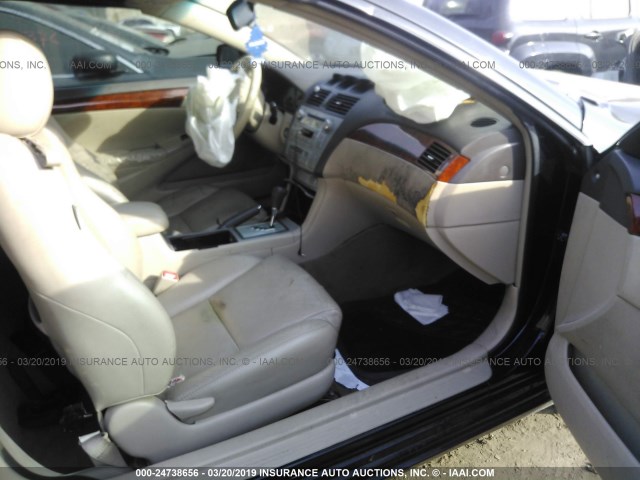 4T1FA38P66U096708 - 2006 TOYOTA CAMRY SOLARA SE/SLE BLACK photo 5