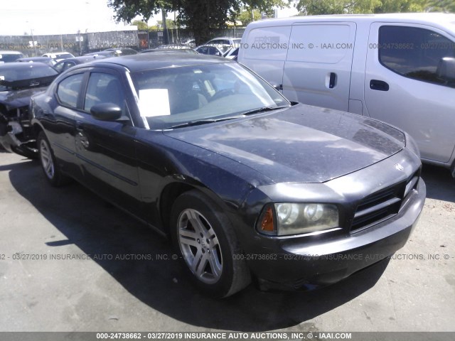 2B3KA43G27H759715 - 2007 DODGE CHARGER SE/SXT BLACK photo 1